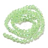Imitation Jade Electroplate Glass Beads Strands GLAA-F029-J4mm-A01-2