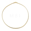 Rack Plating Brass Round Rope Chain Necklaces NJEW-A009-01G-1