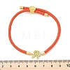 Adjustable Nylon Cord Bracelets BJEW-C096-01G-18-5