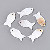 Natural Freshwater Shell Pendants BSHE-T014-29-1