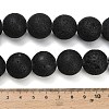 Natural Lava Rock Round Beads Strands G-M169-20mm-03-6