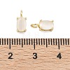 Brass Cat Eye Pendants KK-C251-09B-G01-3