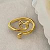 Alloy Open Cuff Rings for Women FS-WG27D4E-03-1