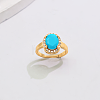 Brass Micro Pave Cubic Zirconia Cuff Open Rings for Women YE6141-2-3