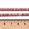 Natural Rhodonite Beads Strands X-G-G343-A01-2x4mm-5