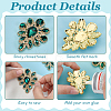 Teardrop Shape Hotfix Rhinestone DIY-FG0010-13B-4