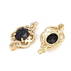 Brass Micro Pave Clear Cubic Zirconia Pendants KK-H257-08C-G02-2