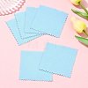 15Pcs Faux Suede Fabric Square Silver Polishing Cloth AJEW-FS0001-44-7