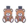 5D DIY Bear Pattern Animal Diamond Painting Pencil Cup Holder Ornaments Kits DIY-C020-06-3