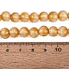 Handmade Lampwork with Gold Powder Beads Strands LAMP-N037-06A-06-4