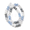 Electroplate Glass Beads Strands EGLA-D300-06-8mm-05-2