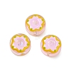 UV Plating Handmade Lampwork Beads LAMP-R004-03F-3