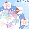 14Pcs 5 Colors AB Color Transparent Acrylic Chandelier Component Links TACR-FS0001-55-2