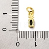 Rack Plating Brass Micro Pave Cubic Zirconia Charms KK-F881-03G-01-3