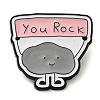 You Rock Cartoon Man Alloy Enamel Pins Brooches JEWB-U009-07-1