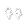 Brass Lobster Claw Clasps KK-G557-06A-S-1