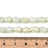 Anti-Tarnish Electroplate Glass Beads Strands GLAA-T025-13A-04-4