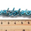 Synthetic Turquoise Dyed Beads Strands G-P507-04O-3