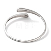 Brass Open Cuff Bangles for Women BJEW-Z061-12P-3