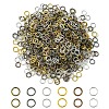 1200Pcs 6 Colors Iron Brass Open Jump Ring IFIN-YW0003-04-1