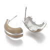 (Jewelry Parties Factory Sale)Alloy Enamel Stud Earring EJEW-N012-01P-4