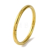 Ion Plating(IP) Plain 304 Stainless Steel Bangles for Women BJEW-B104-33B-G-1