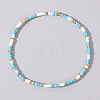 Boho Round Glass Seed Beaded Stretch Bracelets for Women NW8932-9-1