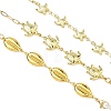 Ocean Series Shell & Starfish & Turtles 304 Stainless Steel Eyeglass Chains AJEW-EH00409-1