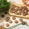30Pcs Natural Schima Wood Beads WOOD-TA0003-07-5