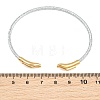Braided Steel Wire Bangles Making KK-CBA6056-02C-G-3