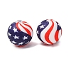 Food Grade Eco-Friendly Printed Silicone Beads SIL-A013-01A-02-1