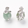 Natural Green Aventurine Pendants G-G713-I02-2