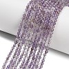 Natural Purple Phantom Quartz Purple Lodolite Quartz Beads Strands G-C262-A01-3mm-2