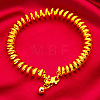 Coil Spring Brass Charm Bangles for Women FS-WG5EB01-01-1