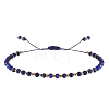 Natural Lapis Lazuli Beads Braided Bead Bracelets for Women AI9762-15-1