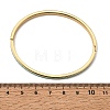 304 Stainless Steel Enamel Hinged Cuff Bangles for Women SA-CBAC920-15G-01F-5