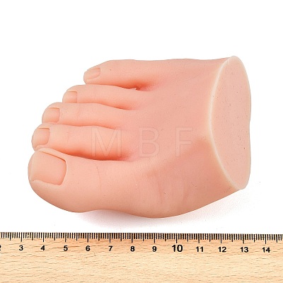 Silicone Practice False Foot Model AJEW-H156-01-1