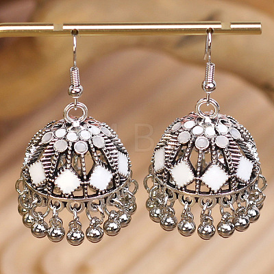 Bohemian Alloy Enamel Chandelier Earrings FS-WG337F9-02-1