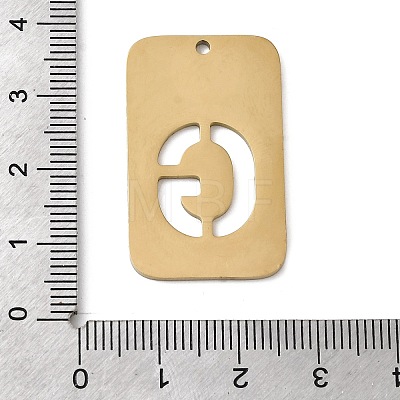 304 Stainless Steel Pendants STAS-D200-01G-G-1