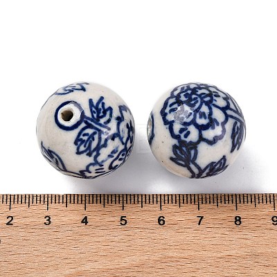 Handmade Porcelain Beads PORC-I027-19D-1