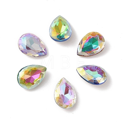 Glass Rhinestone Cabochons RGLA-L029-04A-1