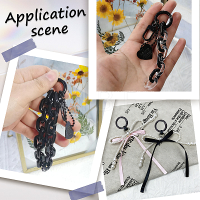 30Pcs Spray Painted Eco-Friendly Alloy Spring Gate Rings FIND-SP0006-04-1