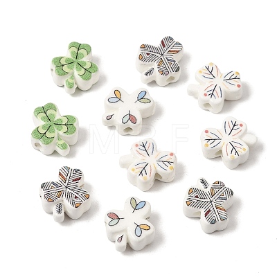 Printed Handmade Porcelain Beads PR-CBAB8C6-03-1