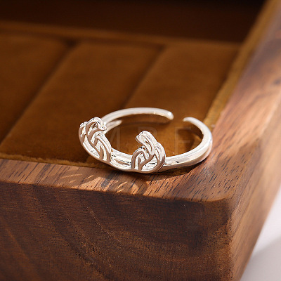 Brass Cuff Open Rings for Women WG9A7A9-01-1