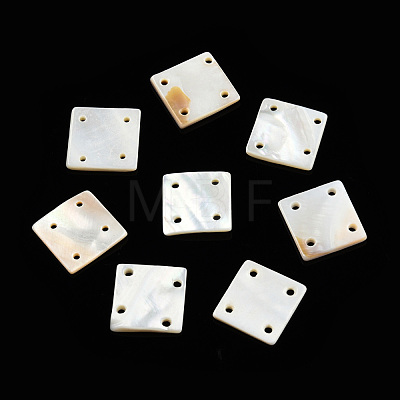 Natural Freshwater Shell Buttons SHEL-N032-215-1