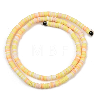 Handmade Polymer Clay Beads Strands PY-CBA18ED-02B-1