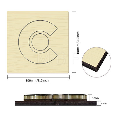 Wood Cutting Dies DIY-WH0178-048-1