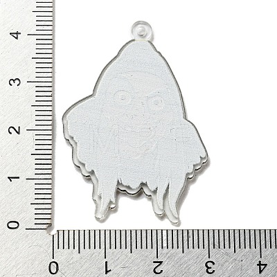 Halloween Theme Printed Acrylic Pendants X-OACR-P026-B02-1