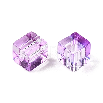 Baking Paint Transparent Glass Beads X1-DGLA-N005-01A-07-1