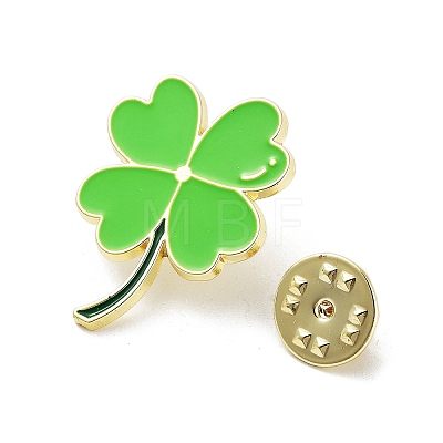 Golden Alloy Brooches JEWB-C032-03B-G-1